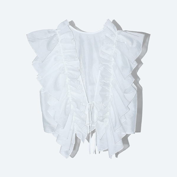 2way Vest /Inspired by GISHIKI /White