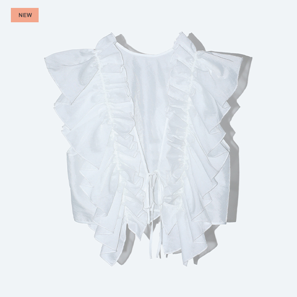 2way Vest /Inspired by GISHIKI /White | Perfume Closet | A!SMART