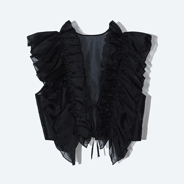 トップス Perfume Closet 2way Vest by GISHIKI 2way Vest /Inspired by GISHIKI /Black | Perfume Closet | A!SMART