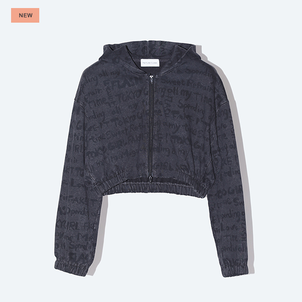 新品 Perfume Closet Inked Out ZipUp Hoodie Inked Out Zip Up Hoodie | Perfume Closet | A!SMART