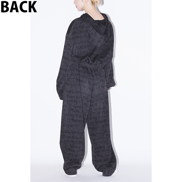 新品 Perfume Closet Inked Out ZipUp Hoodie Inked Out Cropped Zip Up Hoodie | Perfume Closet | A!SMART