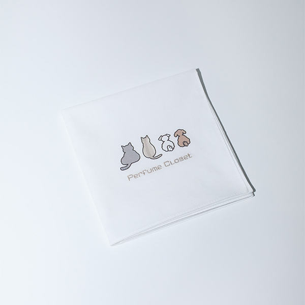 naotte × Perfume Closet Handkerchief /White | Perfume Closet | A!SMART