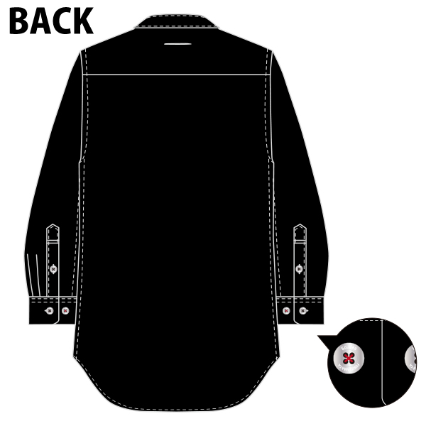 バンドカラーシャツ（BLACK） | 福山 雅治 | A!SMART