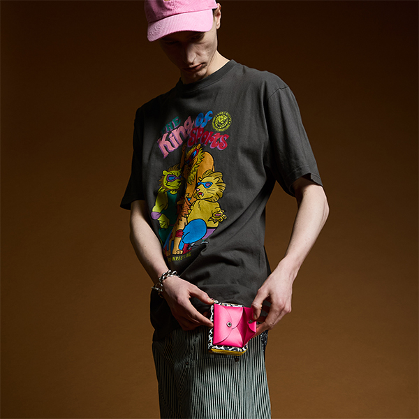 Tiger ga mask Wallet/Pink | ユキヒーロープロレス | A!SMART
