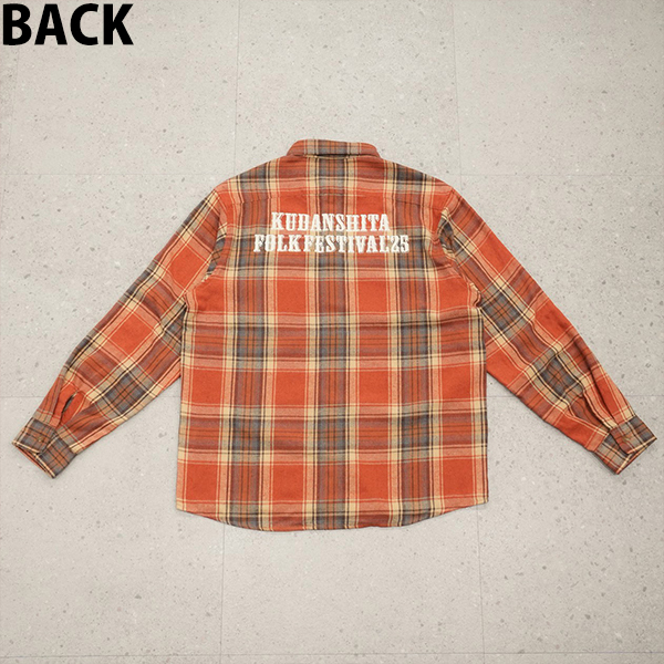 ✨桑田佳祐　ネルシャツ KUDANSHITA FOLK FESTIVAL '25 ネルシャツ | 桑田 佳祐 | A!SMART