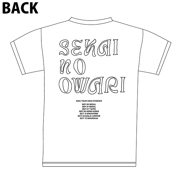 SEKAI NO OWARI TEE 