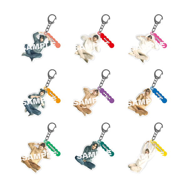ランダムアクリルキーホルダー〈全9種/ランダム封入〉