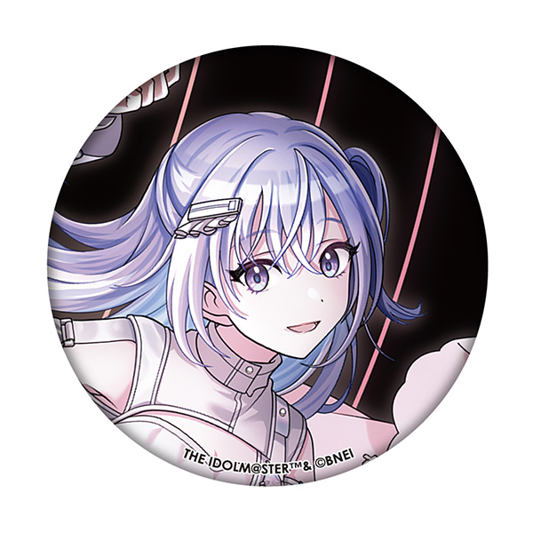 青いイルカの桜柄缶バッジ 刺繍缶バッジ （Rainbow） S02B1732 LG - リサとガスパール 公式