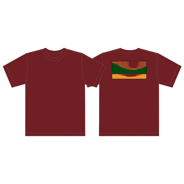 Tシャツ バーガンディー