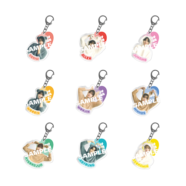 ランダムアクリルキーホルダー〈全9種/ランダム封入〉