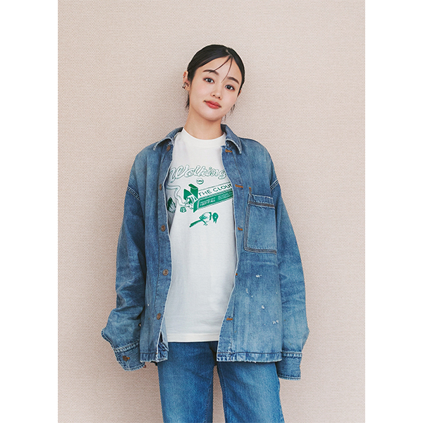 10TH ANNIVERSARY T-shirt［walking on the clouds］ | 藤原さくら | A