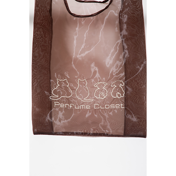 naotte x Perfume Closet SHEER BAG / Chocolate | Perfume Closet | A