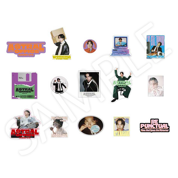 ランダムステッカー(ランダム封入2種/全15種)