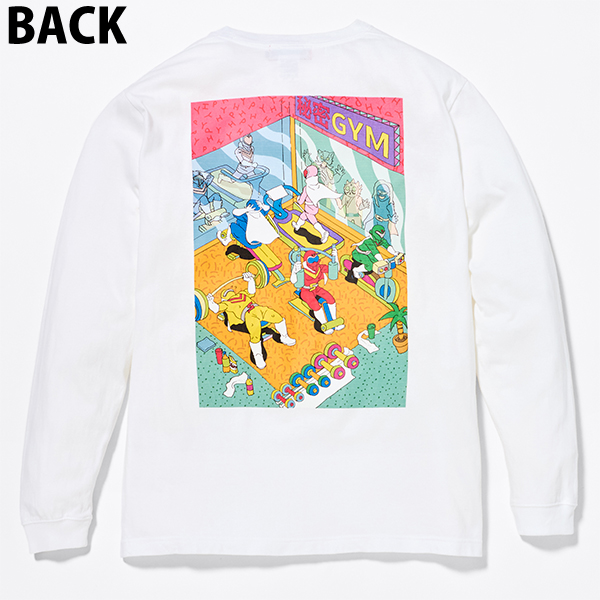 秘密GYM Long Cutsew/White | ユキヒーロープロレス | A!SMART