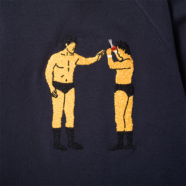 F/D/R embroidery raglan | ユキヒーロープロレス | A!SMART