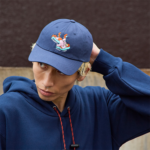 DRAMATIC DREAM TEAM CAP/ Navy | ユキヒーロープロレス | A!SMART