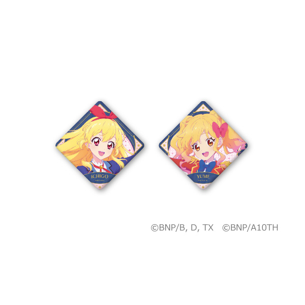 アイカツプラネット！『HAPPY∞5th FANtime!』 缶バッジ（全2種）