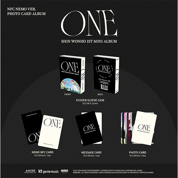 SHIN WONHO 1st mini Album「ONE」（NEMO VER） | SHIN WONHO | A!SMART
