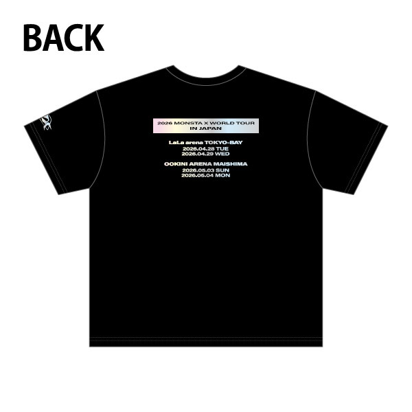 KCON 2016 Monstax モネク 直筆サイン入りTシャツ Tシャツ【Black】 | MONSTA X | A!SMART