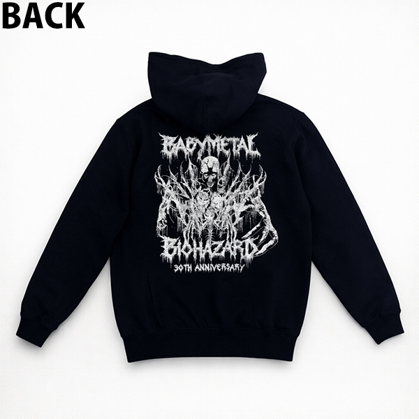 BABYMETAL×BIOHAZARD 30TH ANNIVERSARY: METAL OUTBREAK ZIP-UP HOODIE