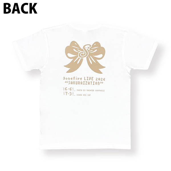 onefive LIVE 2026 “SAKURAIZATION” Tシャツ | @onefive | A!SMART