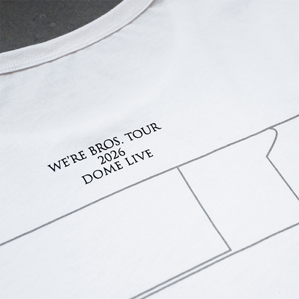 Tシャツ 文字ver.【White】 | 福山 雅治 | A!SMART