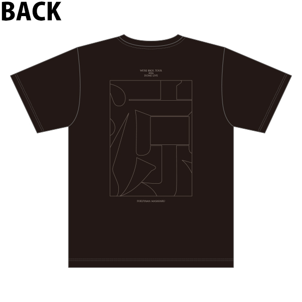 Tシャツ 文字ver.【Black】 | 福山 雅治 | A!SMART