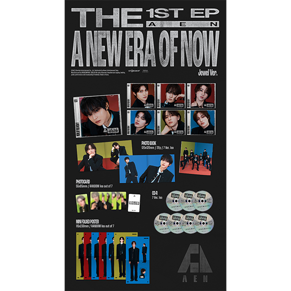 AEN THE 1ST EP『A NEW ERA OF NOW』[Jewel Ver.]（メンバーソロ 全7種