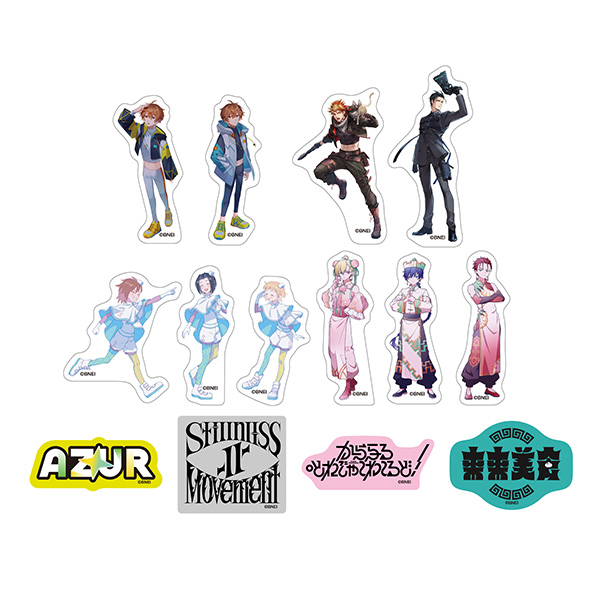 stpr アクリルステッカー2個セット ステッカーセットvol.1 | THE IDOLM@STER SideM | A-on STORE