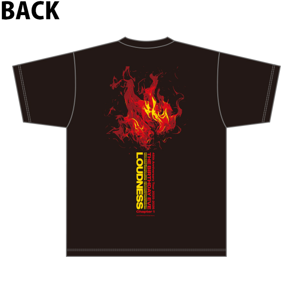 LOUDNESS Tシャツ XL ブラック　 2004年 A: 45th Anniversary Logo T-Shirt - Black | LOUDNESS | A!SMART